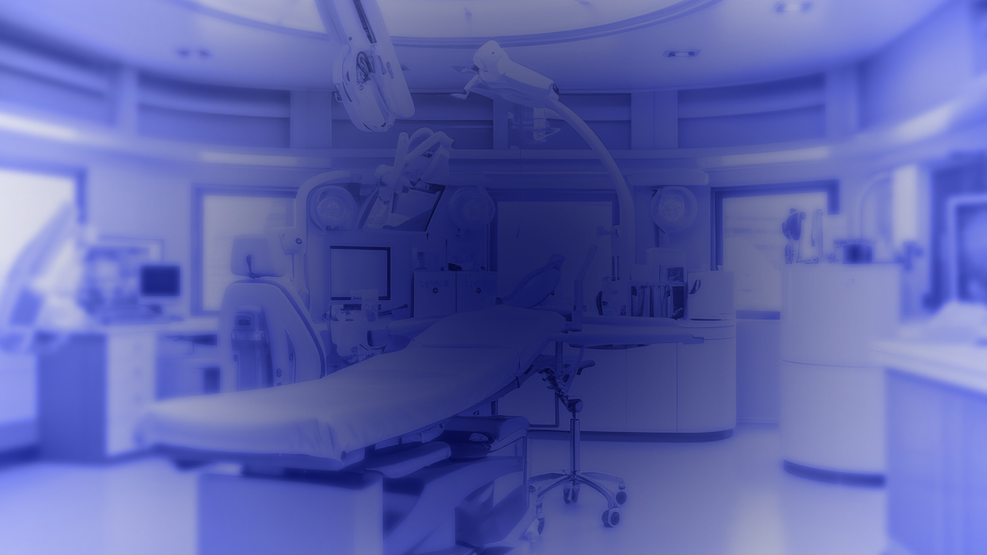 Treatment room with advanced medical technology
