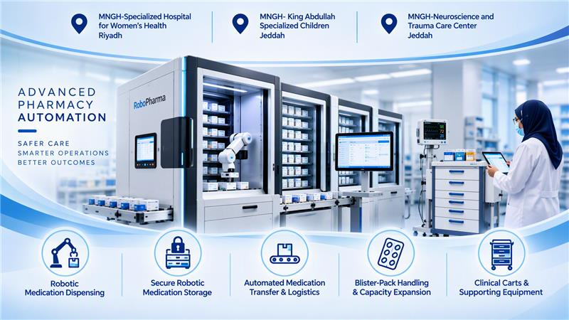 SUPPLY AND INSTALLATION OF SECUR ROBOT - ROBOPHARMA IN 3 HOSPITAL OF NG